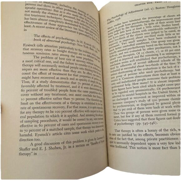 The Modes and Morals of Psychotherapy Paperback Perry London 1964 VGC - Picture 4 of 7